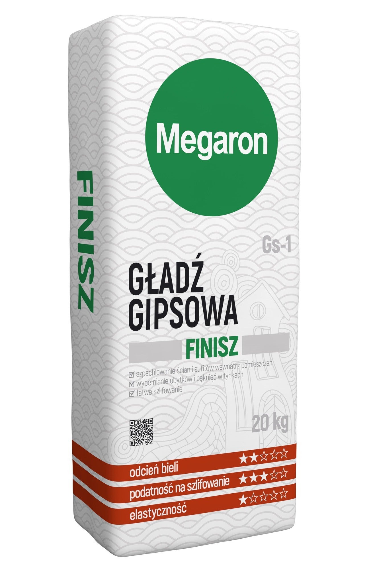 Gładź gipsowa Finisz Megaron Gs-1 20 kg 1