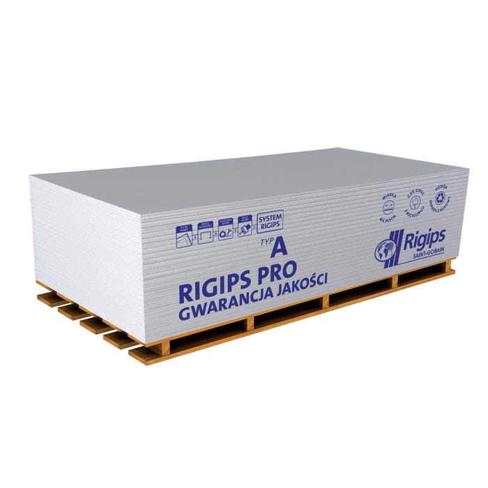 Płyta gipsowo-kartonowa standardowa Rigips PRO 1200x2600x12,5 mm GKB typ A