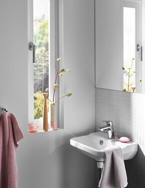 Bateria umywalkowa Hansgrohe Mycube M chrom 2