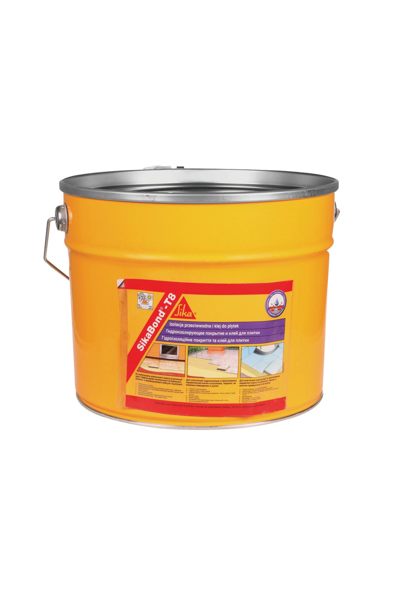 Elastyczny materiał do klejenia płytek SikaBond T-8 10 l 1