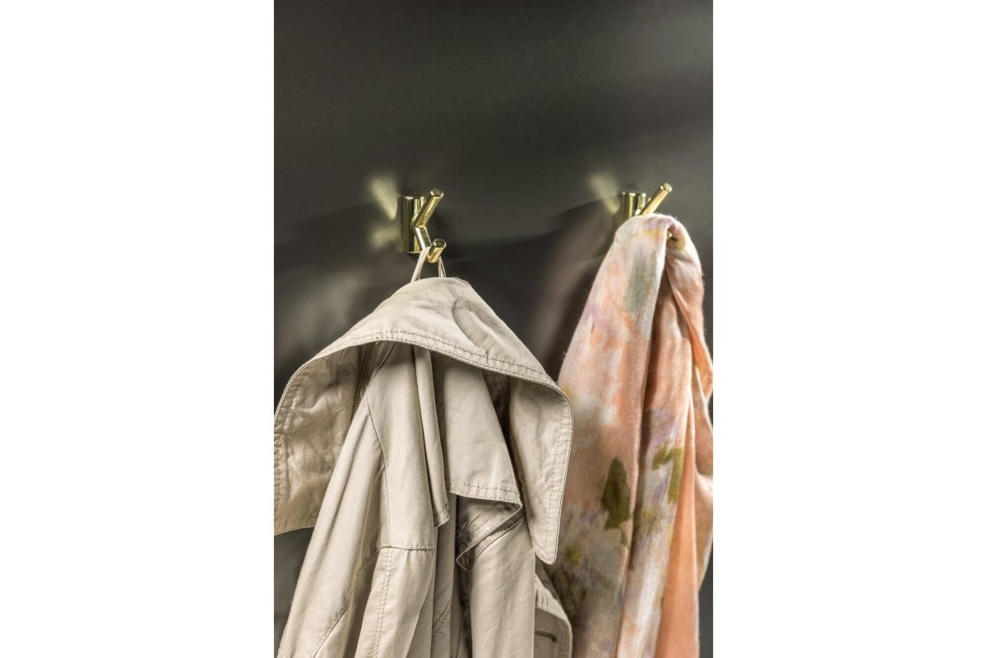 Wieszak podwójny mosiądz 3