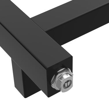 Grzejnik łazienkowy TANZANIT 900X250 279W czarny 3