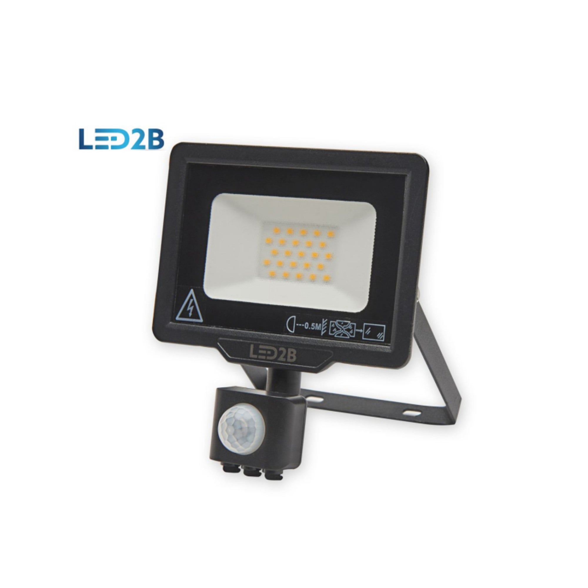 Naświetlacz MH LED 20W 1600lm 6000K IP44 z czujnikiem ruchu