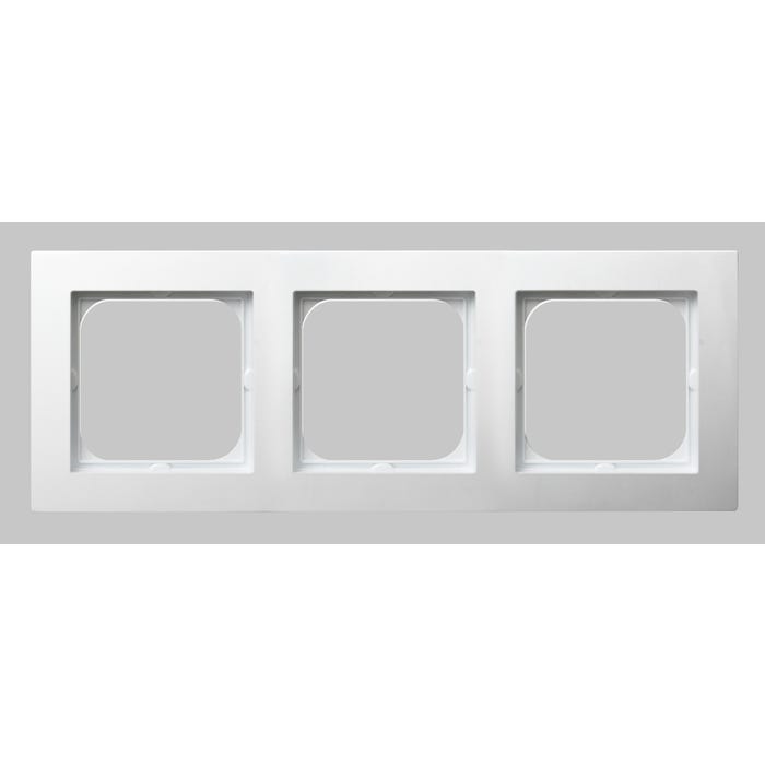 Ospel As biały ramka potrójna