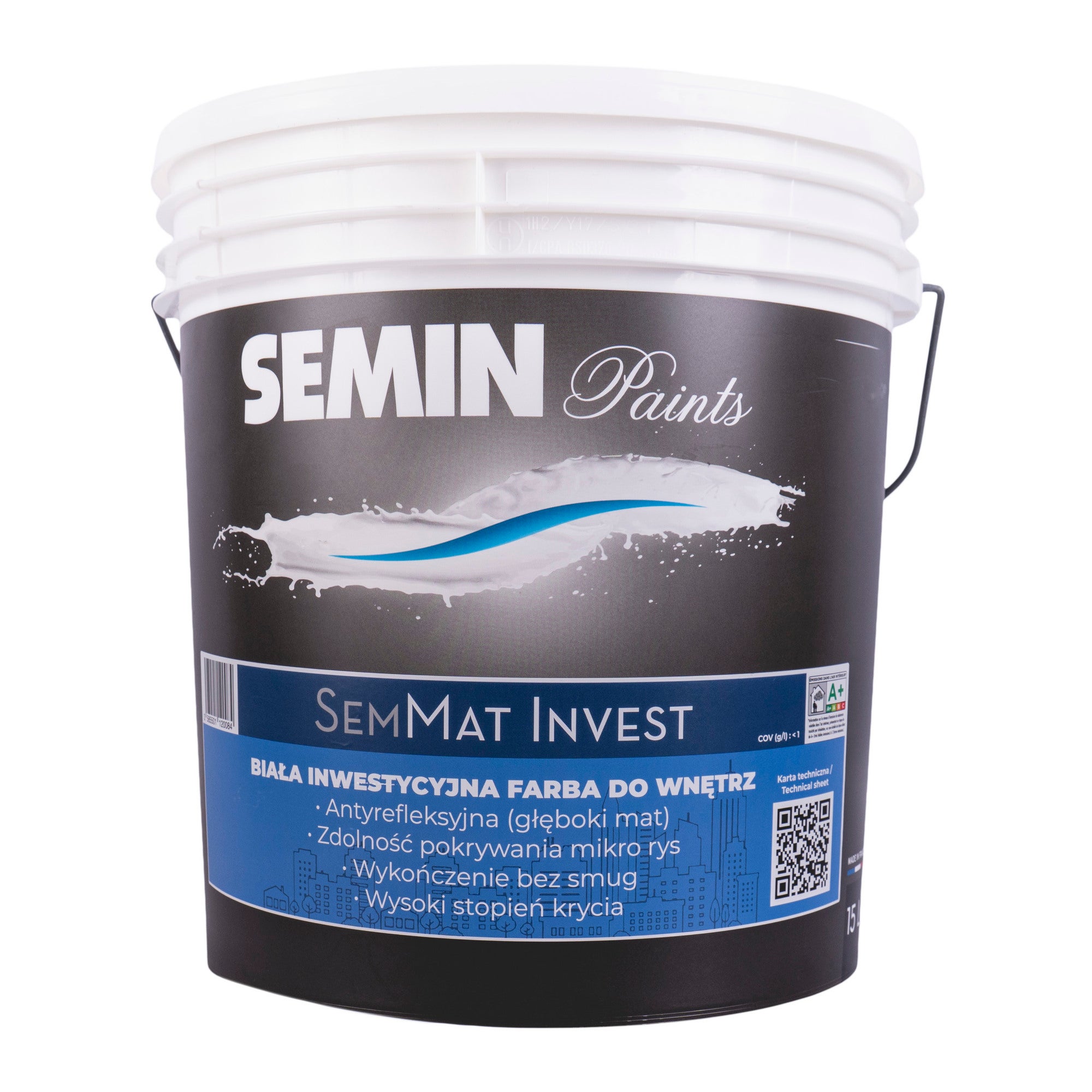 Farba lateksowa Sem Mat Invest 15l