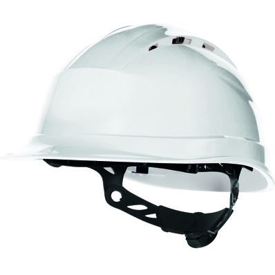 Kask ochronny wentylowany biały QUARTZ UP IV Delta Plus