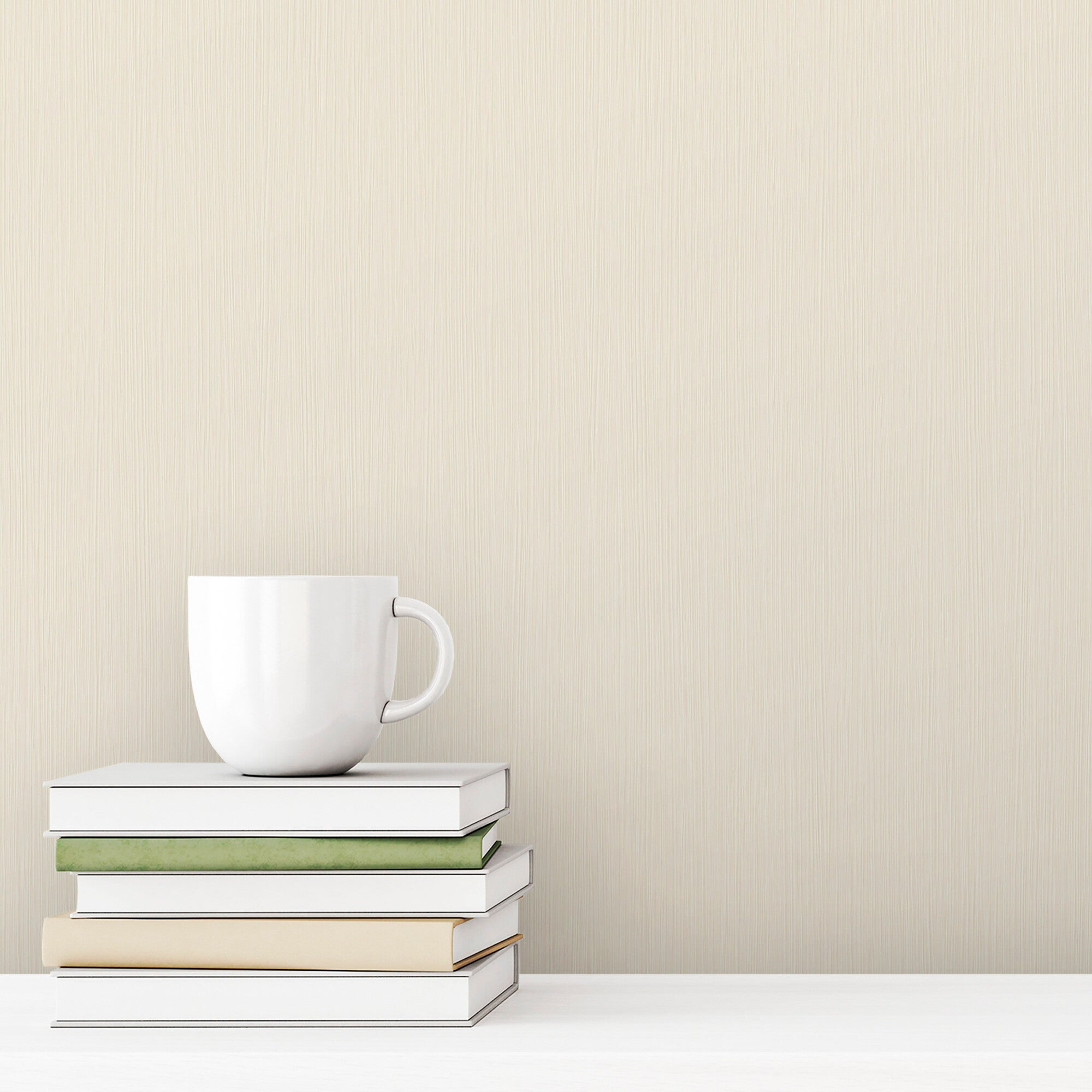 Tapeta winylowa na fizelinie lustre - beżowy brzask 1