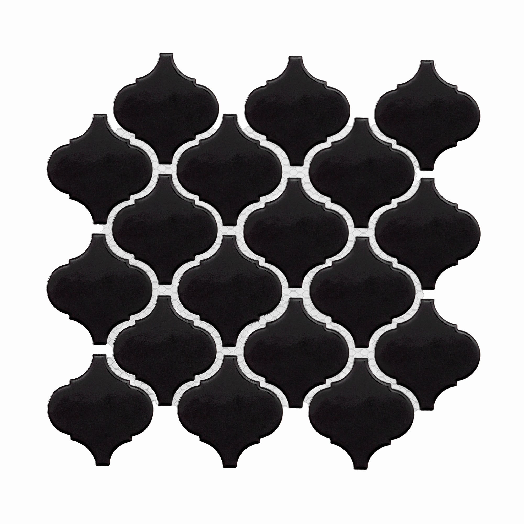 Mozaika ceramiczna Arabesco black 27.6x25 cm