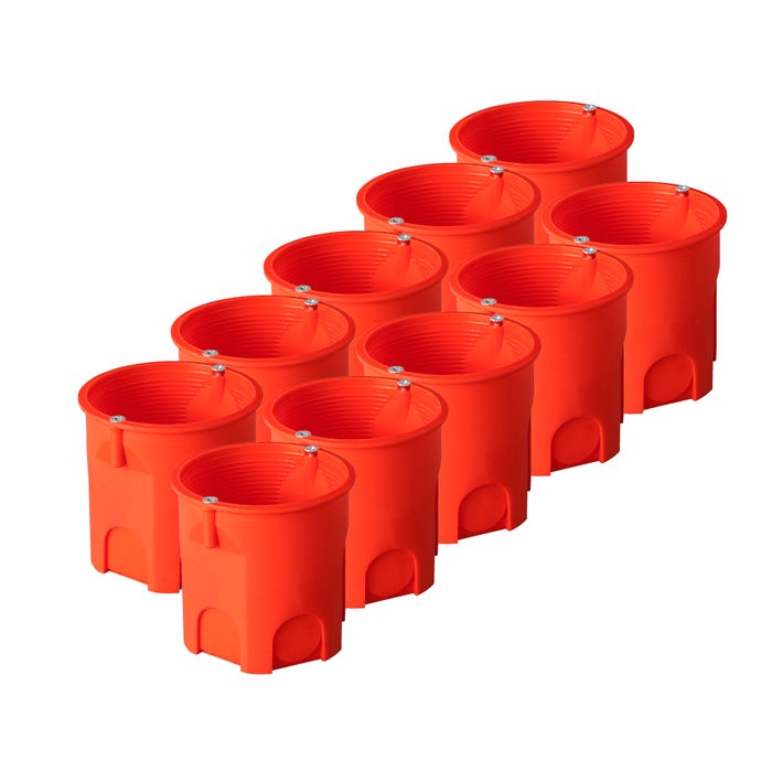 Puszka podtynkowa PK60 LUX głęboka z wkrętami Ø 60mm 10szt