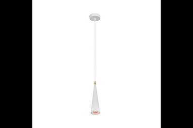 Oprawa sufitowa EVI 1x GU10, biały, średnica 8cm, materiał metal