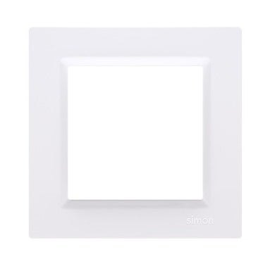 Simon 10 biały ramka x1 1