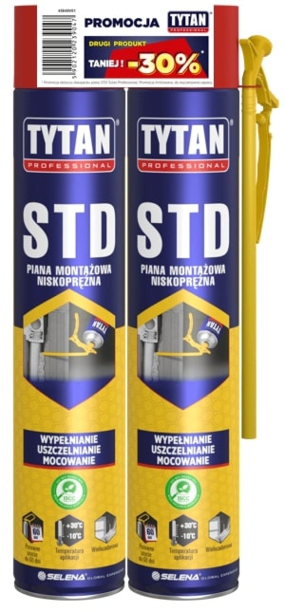 Piana niskoprężna wielosezonowa Tytan STD 2x750 ml, wężykowa