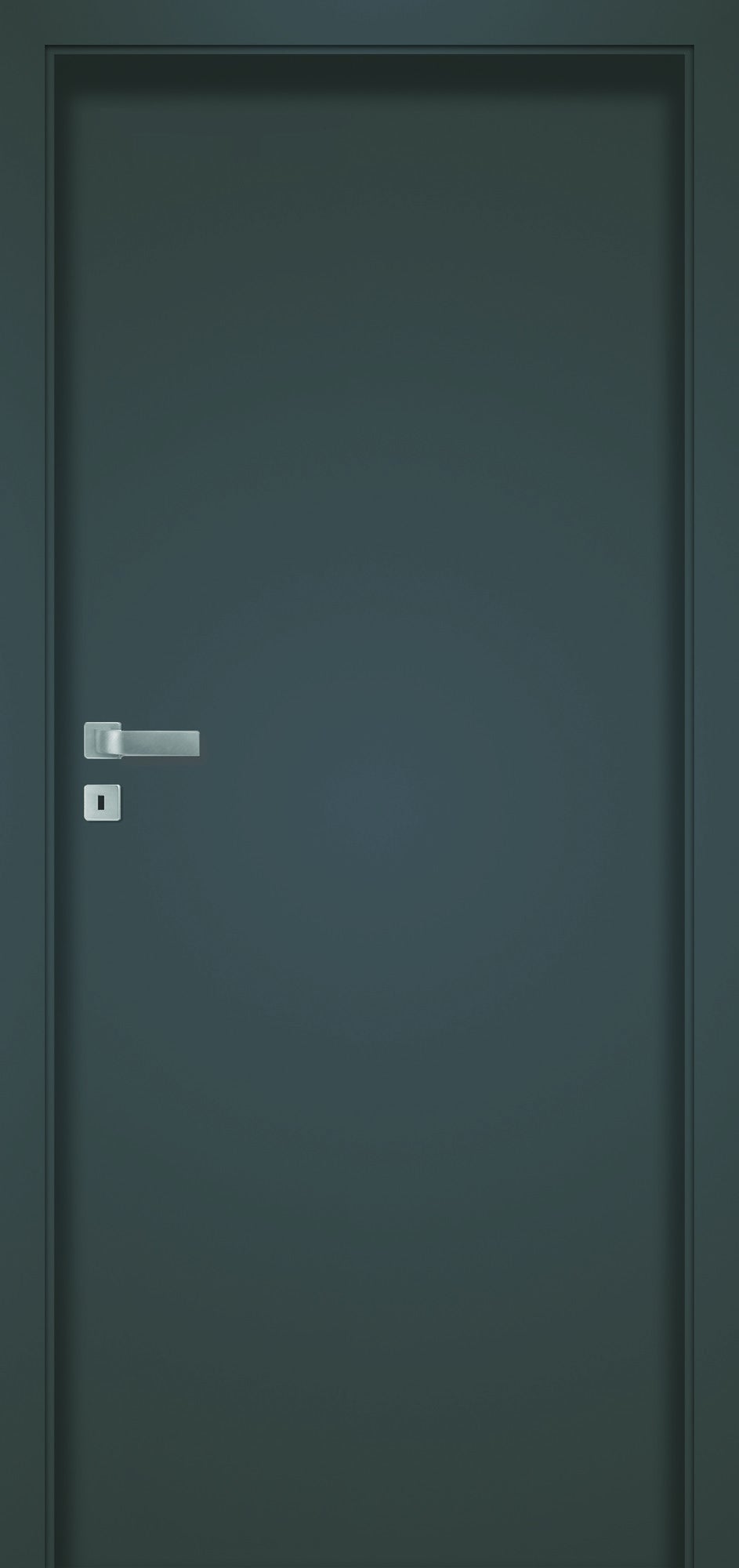 Skrzydło pełne Haptic 80 lewe czarny