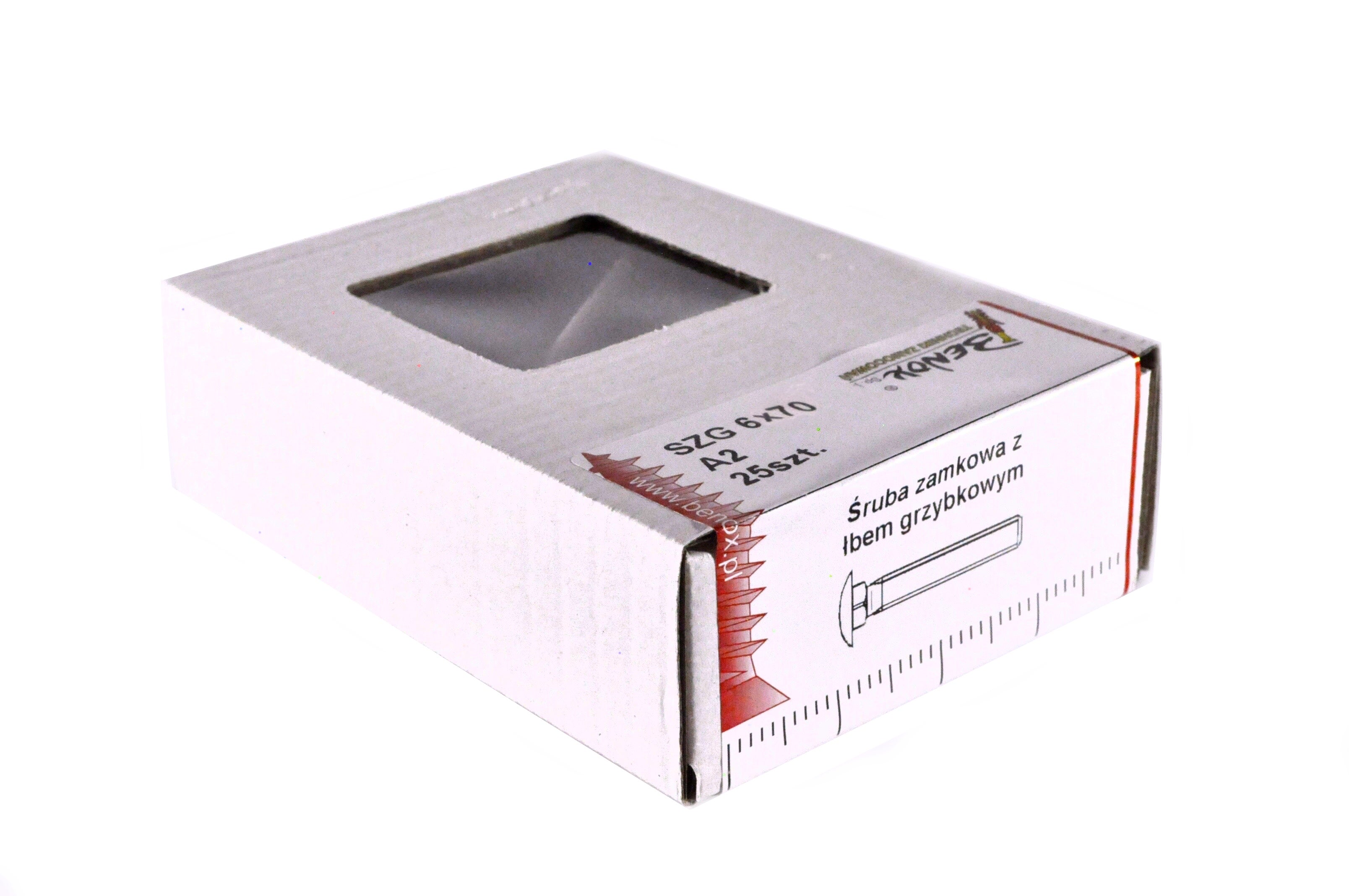 Śruba M6x70 mm DIN 608 (25 szt.) 1