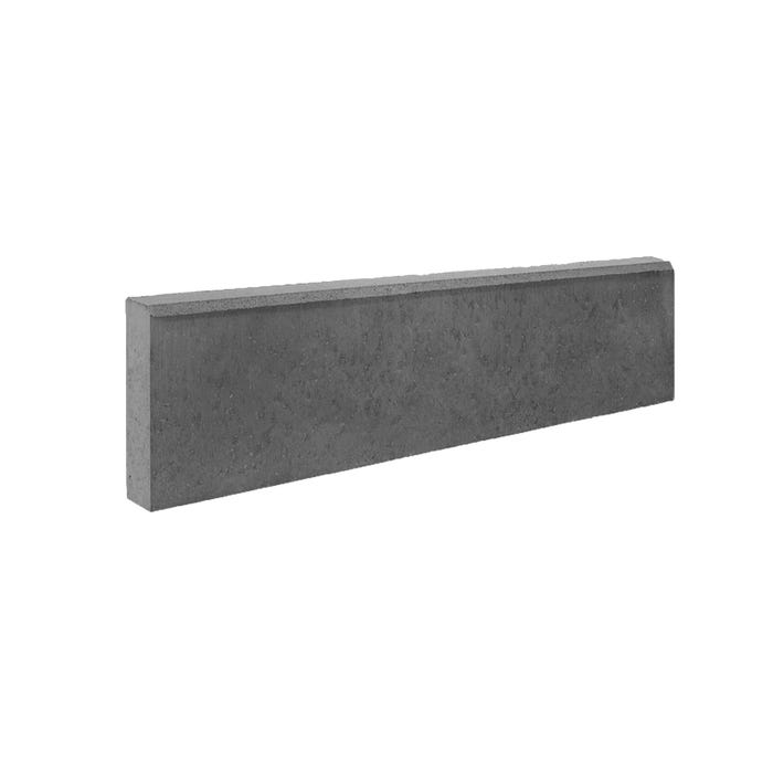 Obrzeże chodnikowe Bruk-Bet grafitowe 100x25x8 cm