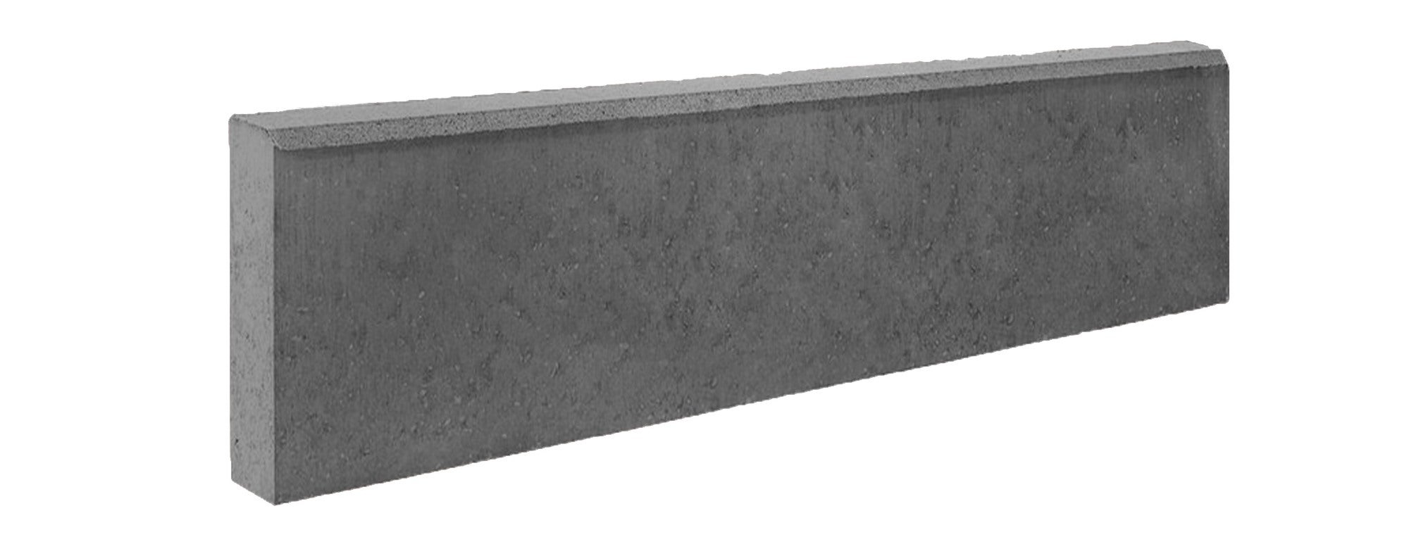Obrzeże chodnikowe, grafitowe 100x25x8 cm, Bruk-Bet