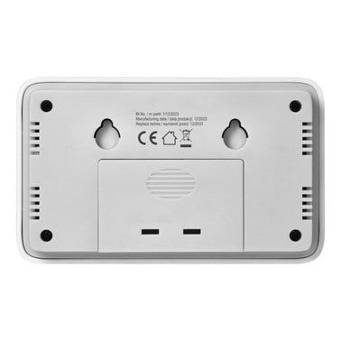 Bateryjny czujnik tlenku węgla zasilanie 2xAA, 10 lat gwarancji, przycisk TEST 3