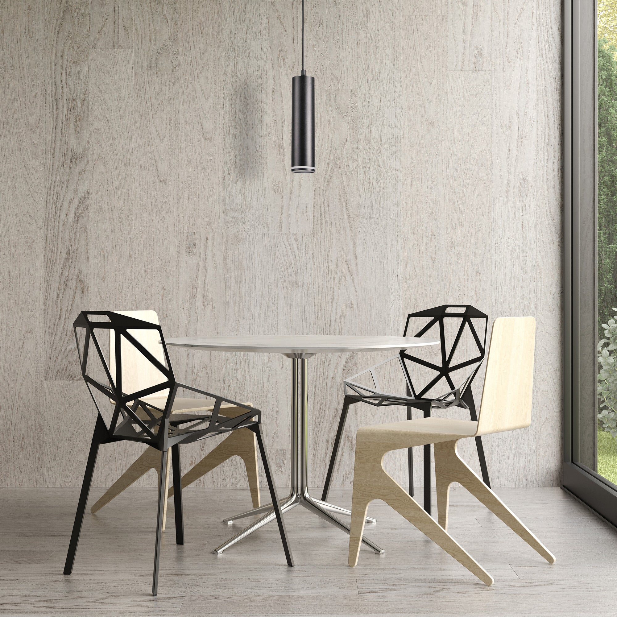 Lampa wisząca Paris 1xGU10 czarna 2