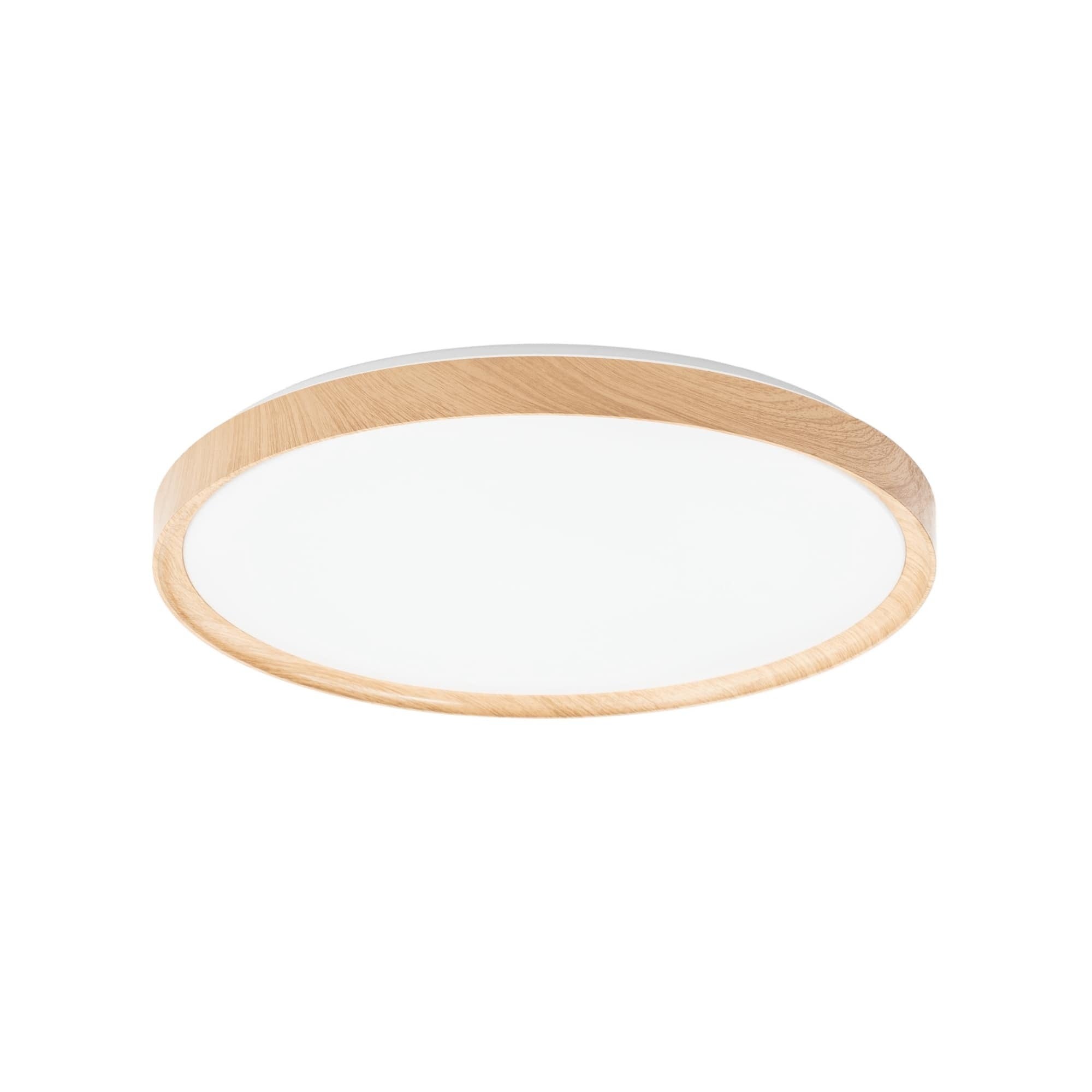 Plafon LED okrągły, imitacja drewna, 24W, użyteczny strumień świetlny 1320Lm, 4000K