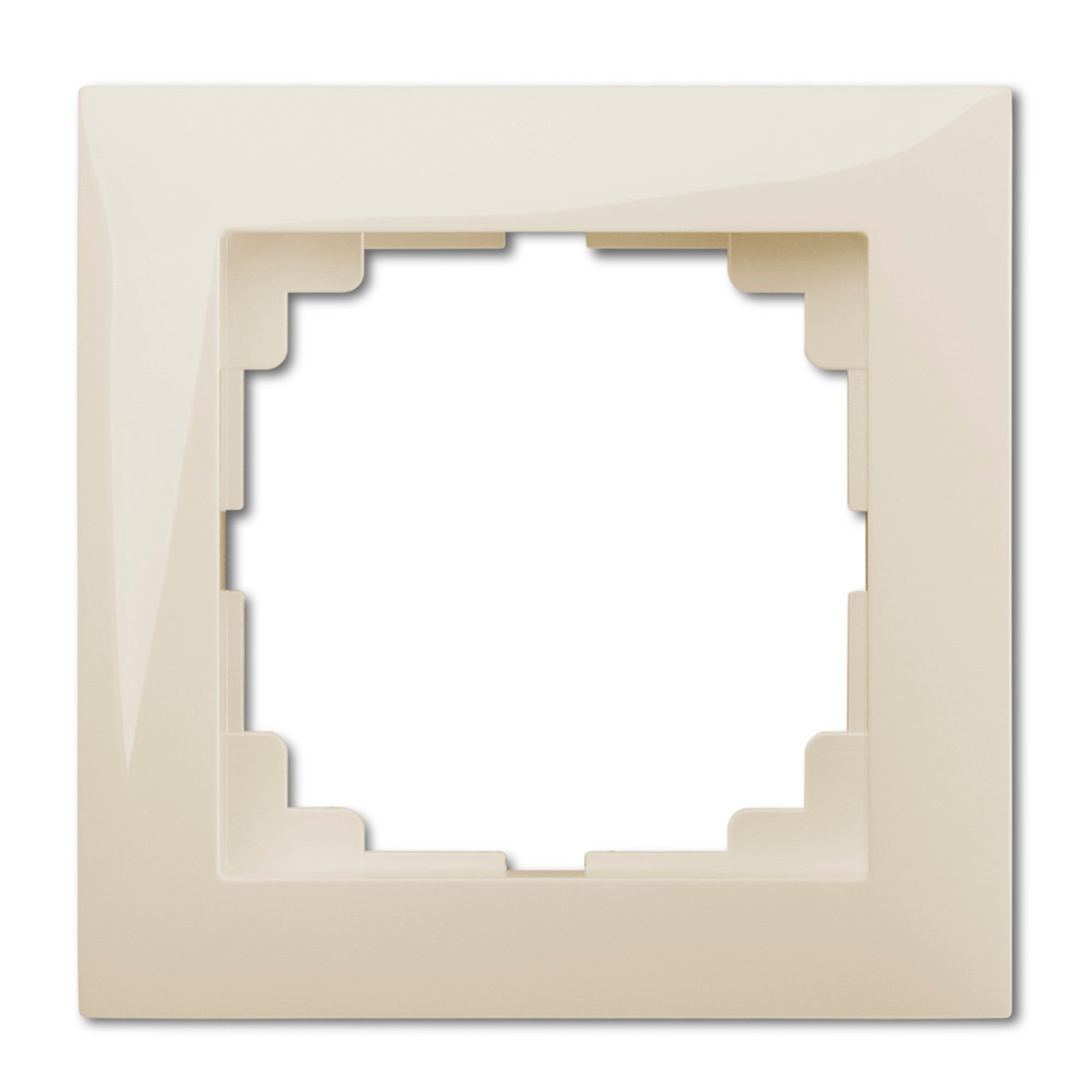 Carla krem ramka pojedyncza