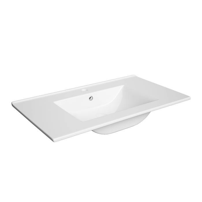 Umywalka meblowa Onas Plan 80 cm biała