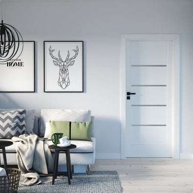 Skrzydło pokojowe Verte G4 80 lewe biały 0