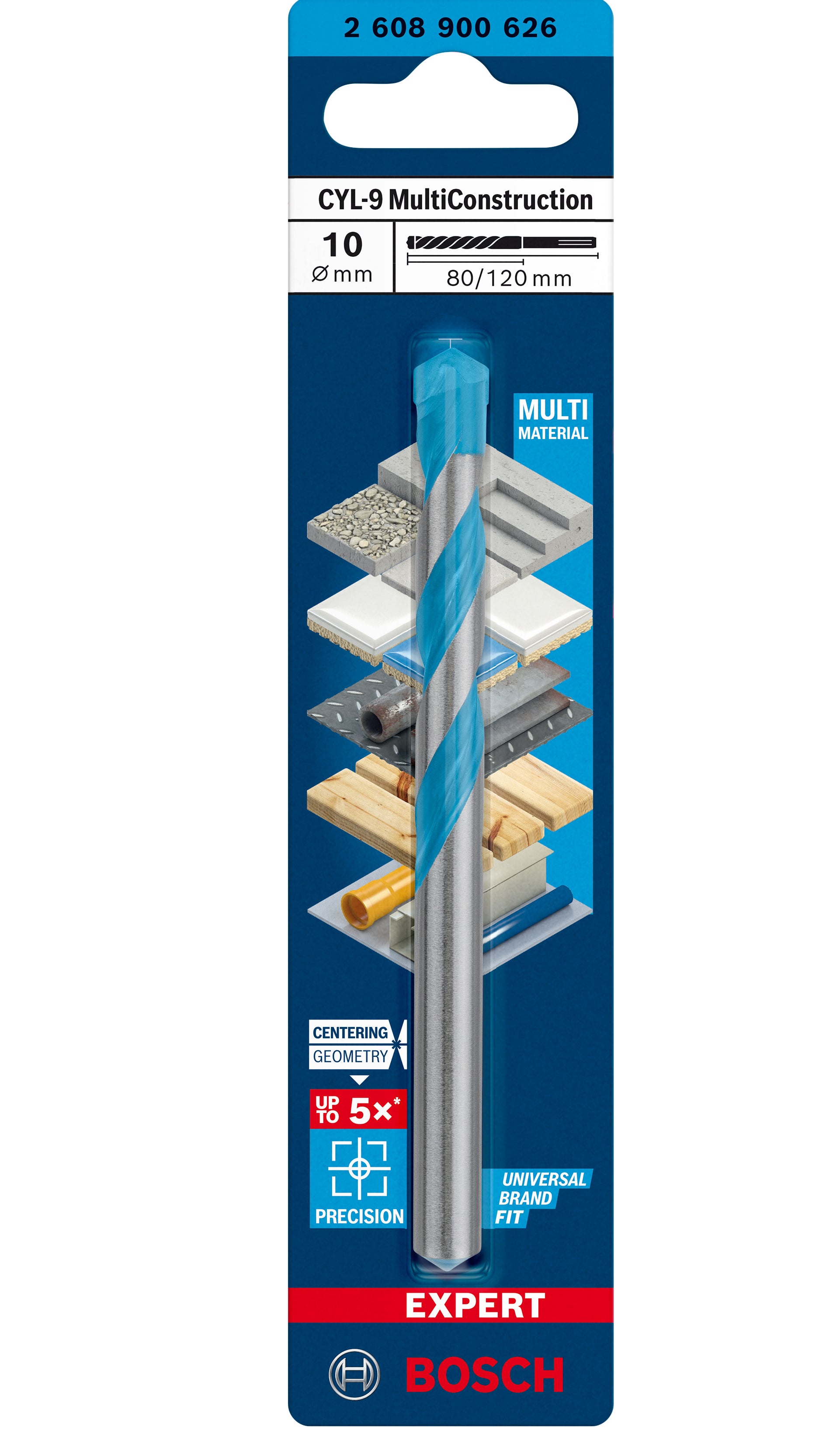Wiertło wielozadaniowe MULTICONSTRUCTION 10x120 mm Bosch 1