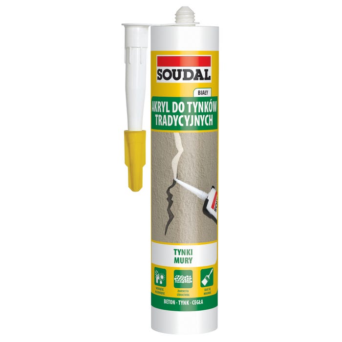 Akryl do tynków tradycyjnych Soudal 280ml