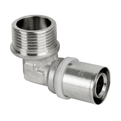 Pex Kolano zaciskowe 90° GZ 25 mm x 3/4"