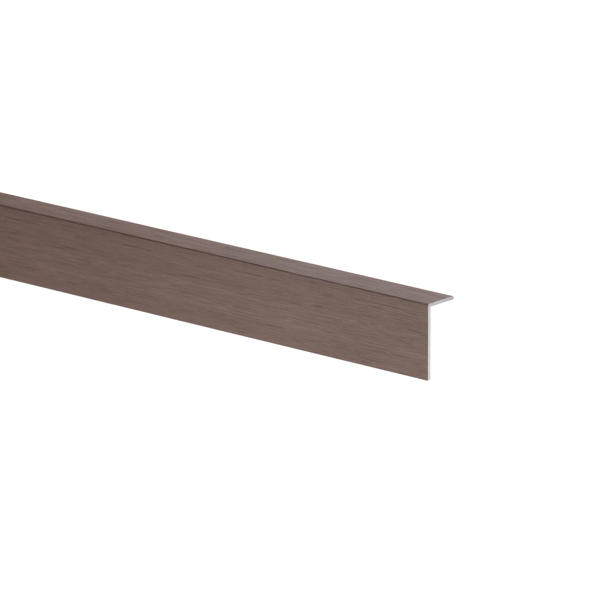 Kątownik aluminiowy tytan szczotkowany 20x10x1mm 2.5m