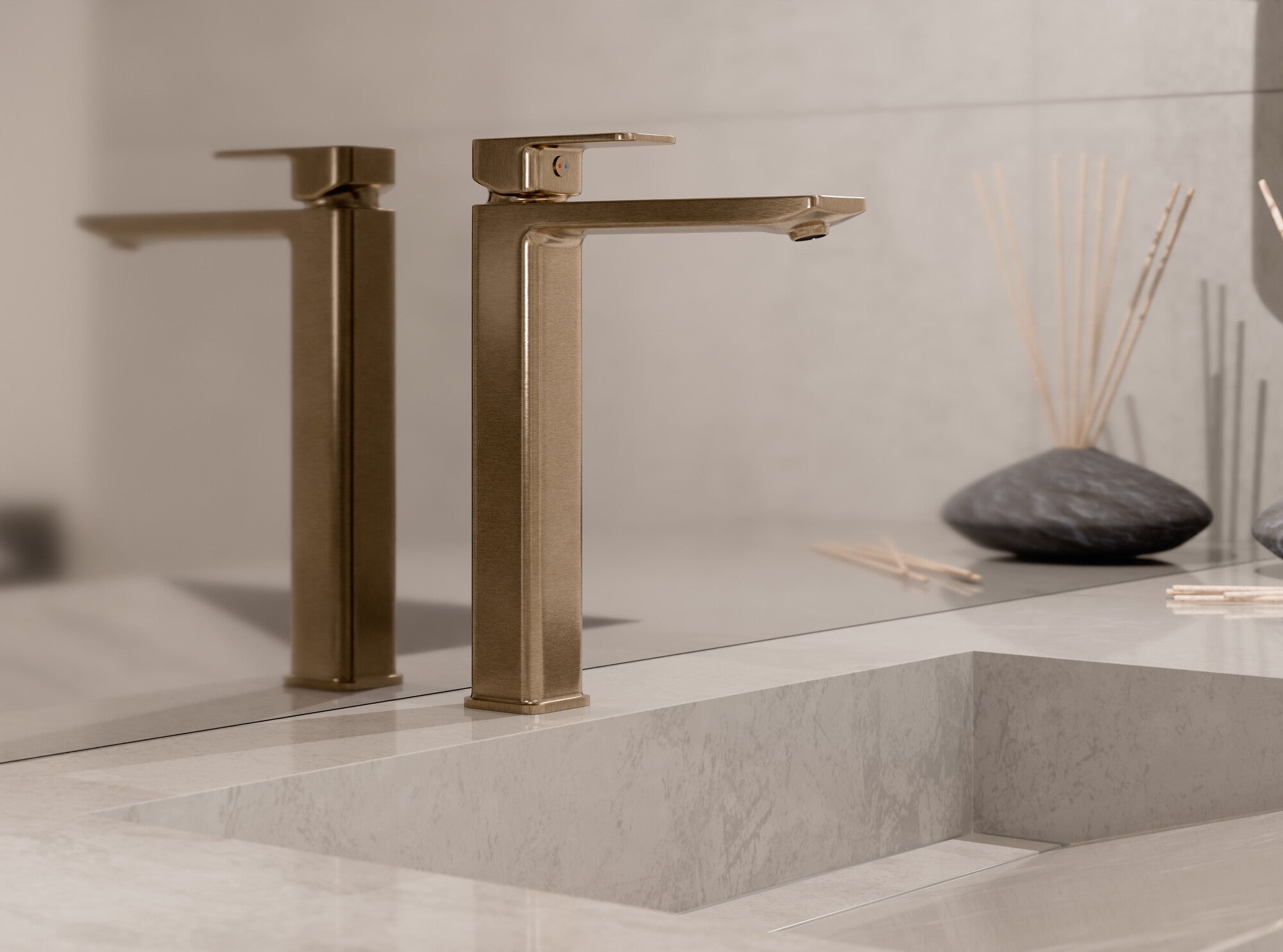 Bateria umywalkowa Valvex Remo złota 3