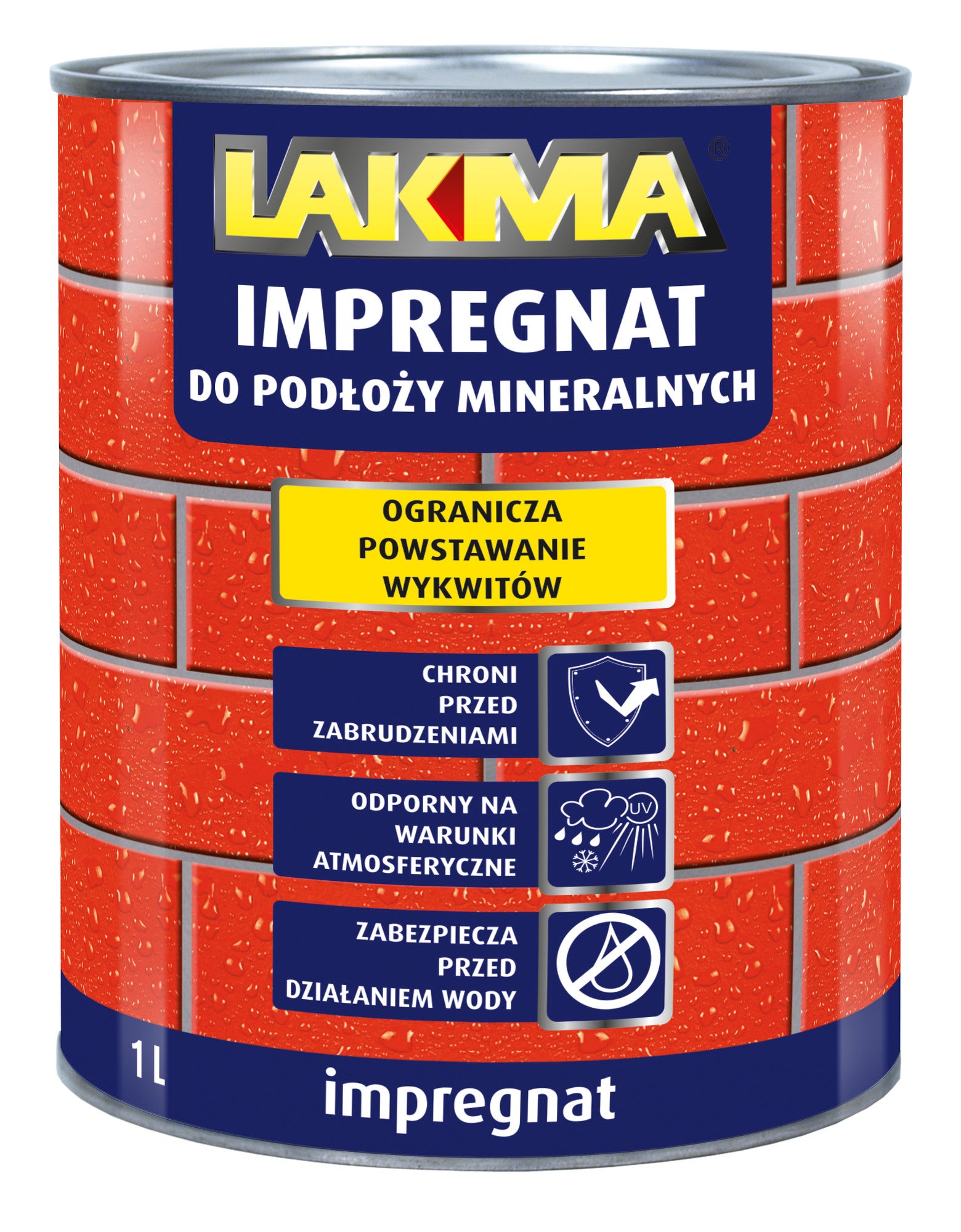 Impregnat do podłoży mineralnych Lakma 1l