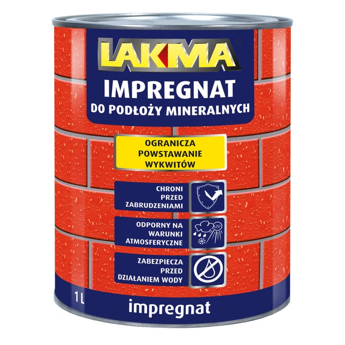 Impregnat do podłoży mineralnych Lakma 1l