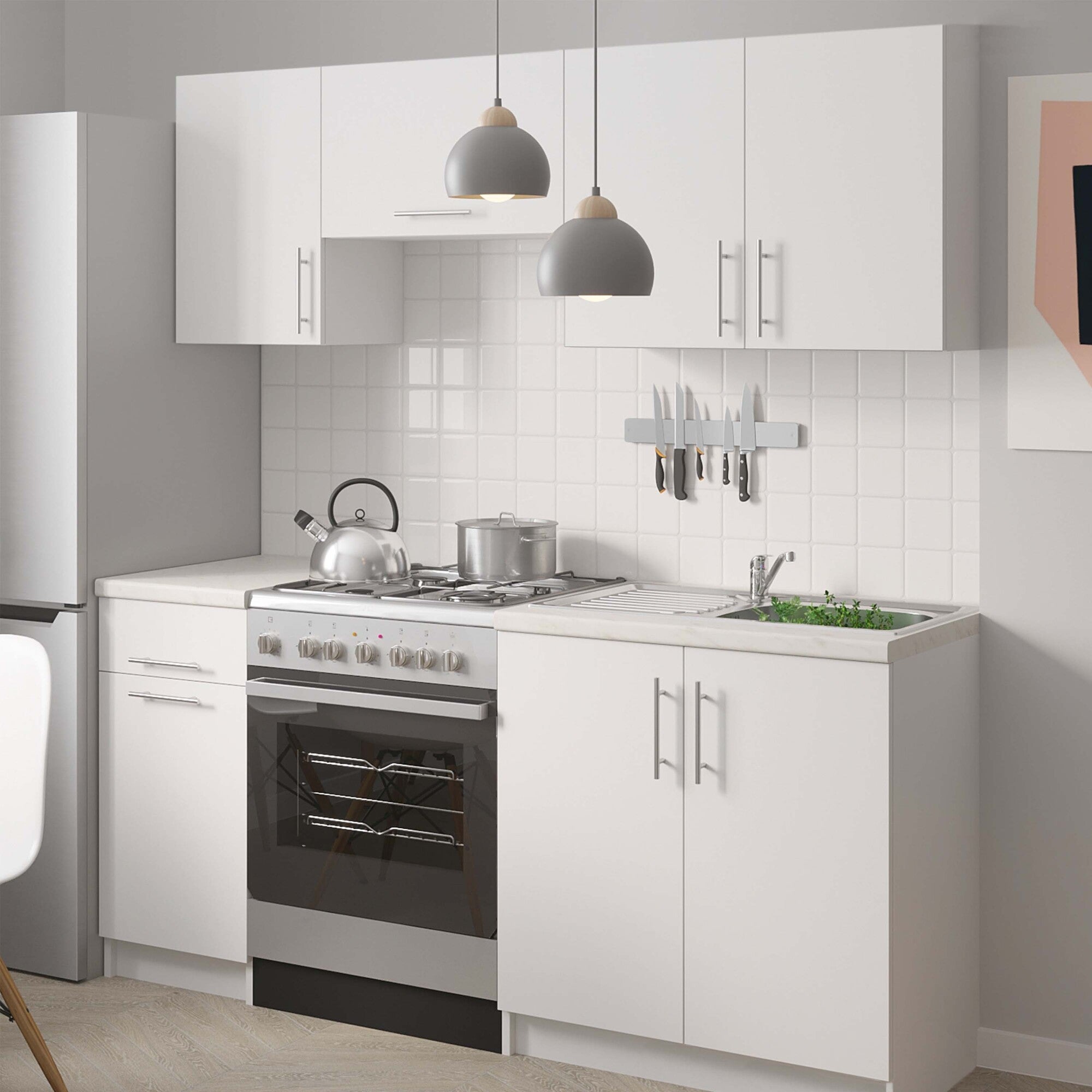 Zestaw kuchenny Bianco 1 biały 1