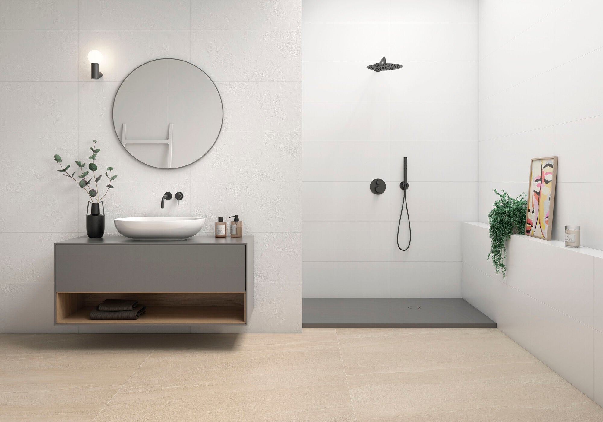 Płytka ścienna Blanco Mate 30x90 cm 1.35 m2 1