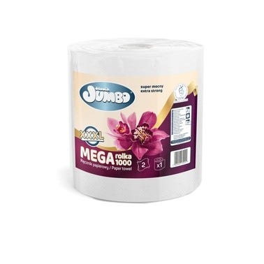 Czyściwo papierowe Jumbo Mega 1000 listków
