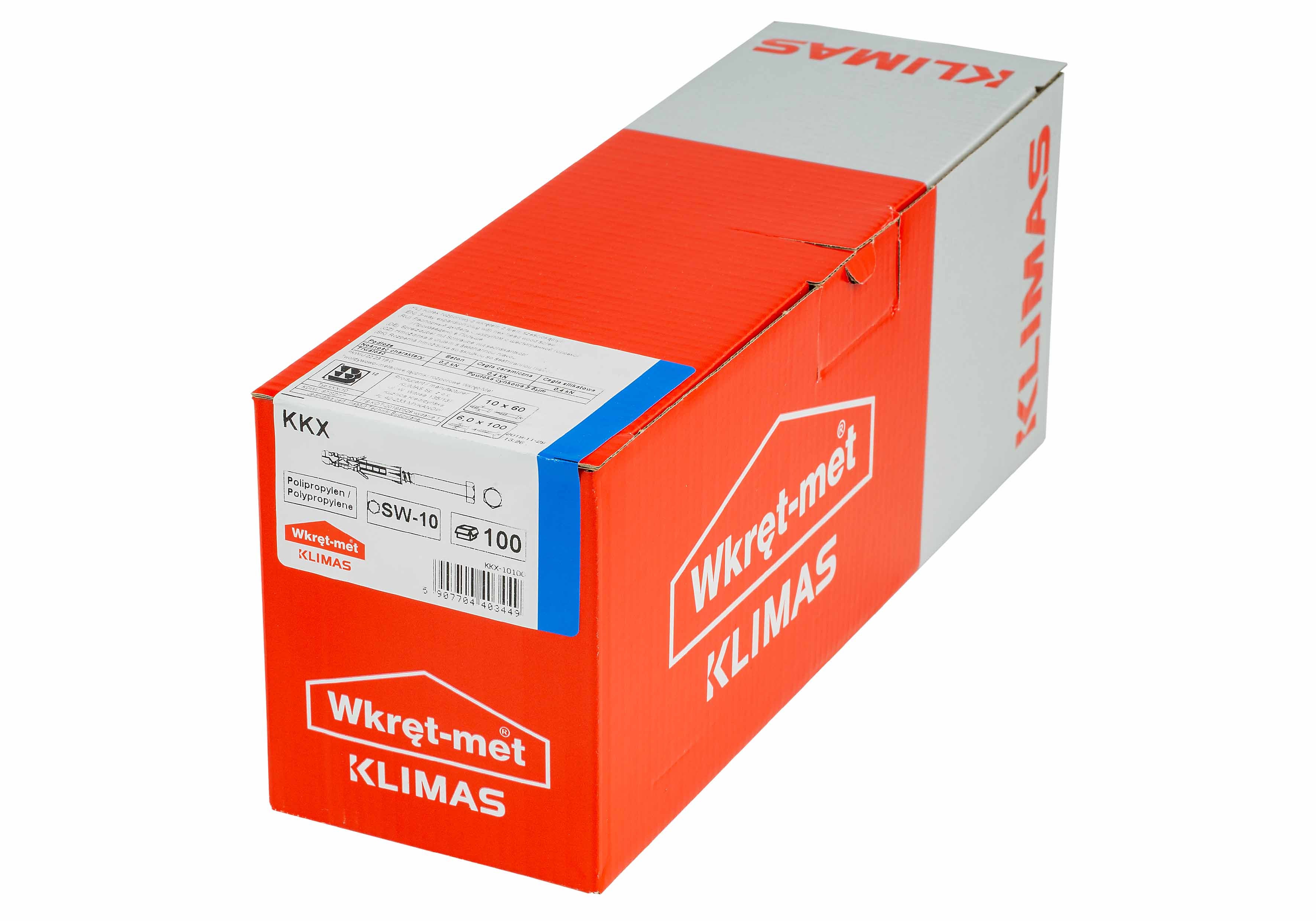 Kołek rozporowy fi 12 z wkrętem 8.0x80 (100 szt.) 1