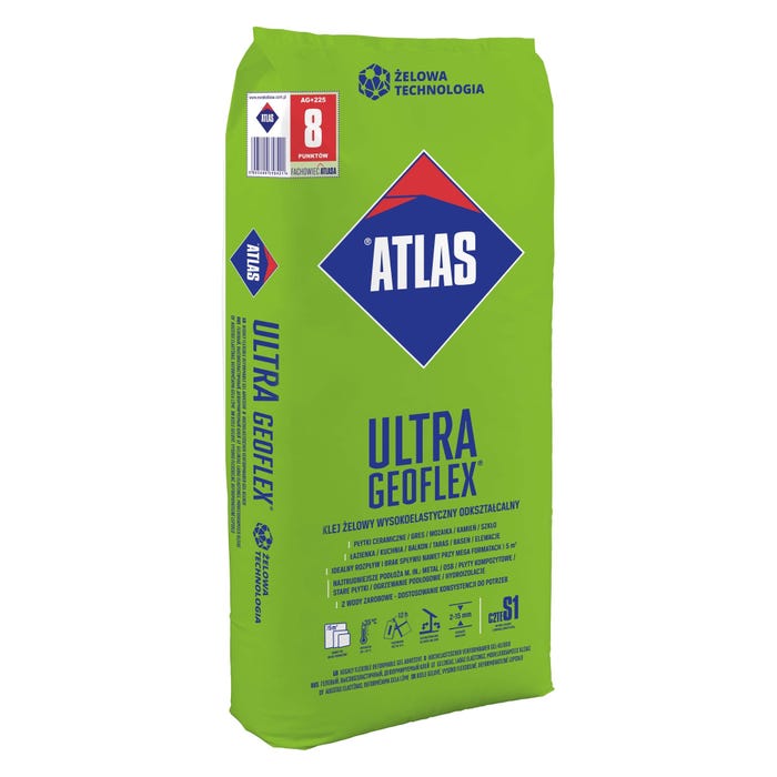 Zaprawa klejowa Atlas Ultra Geoflex 22.5 kg