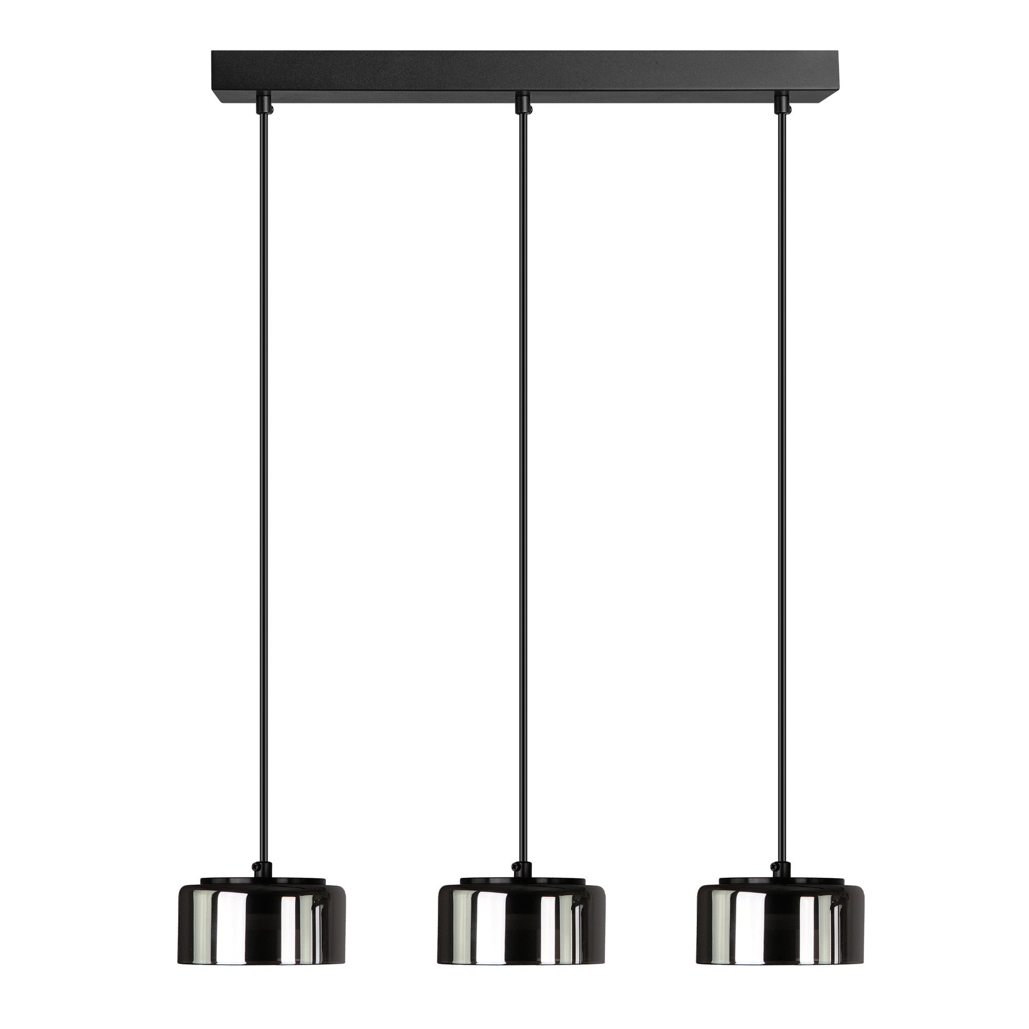 Lampa wisząca Ofelia 3xGX53 czarna