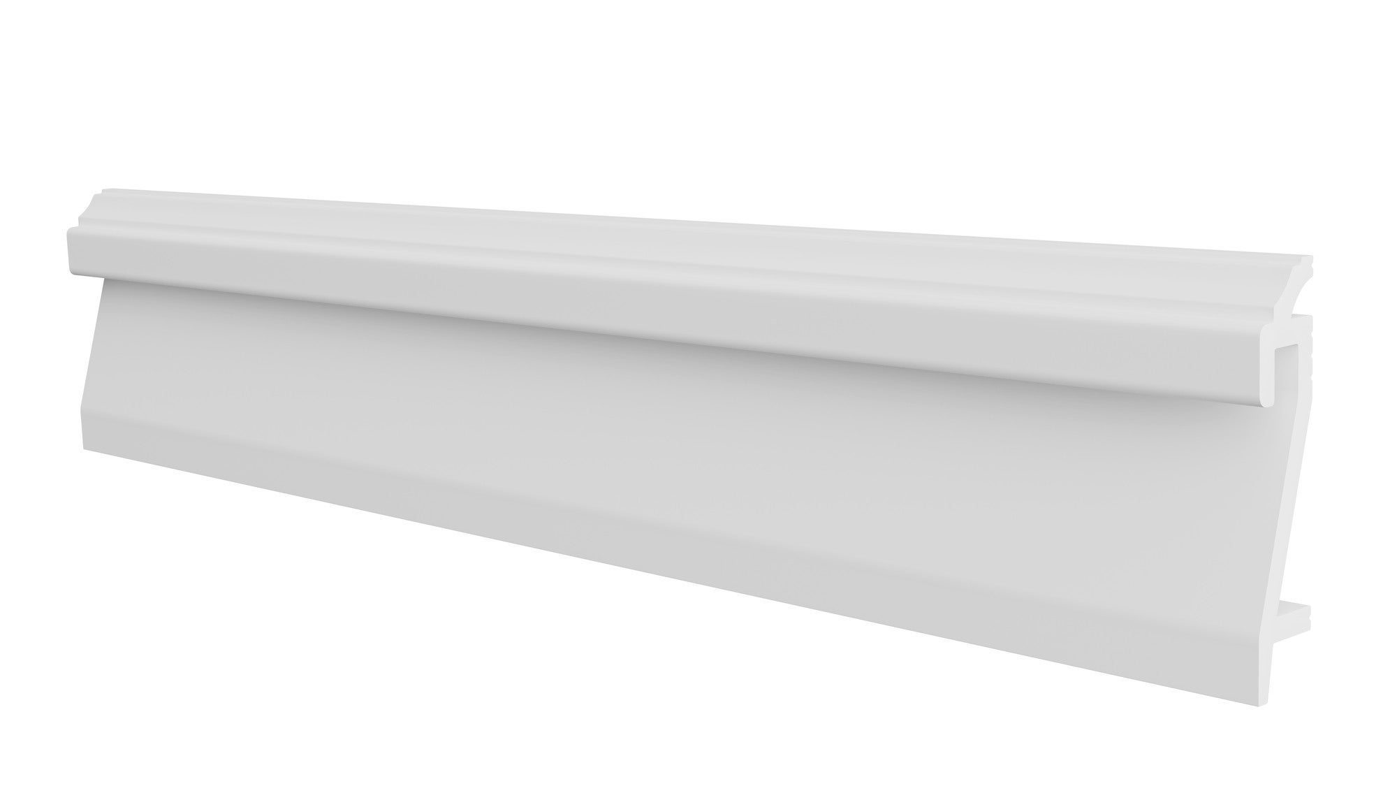 Listwa przypodłogowa INTERO HF-3 2000x109x22 mm, do montażu listwy LED, biała