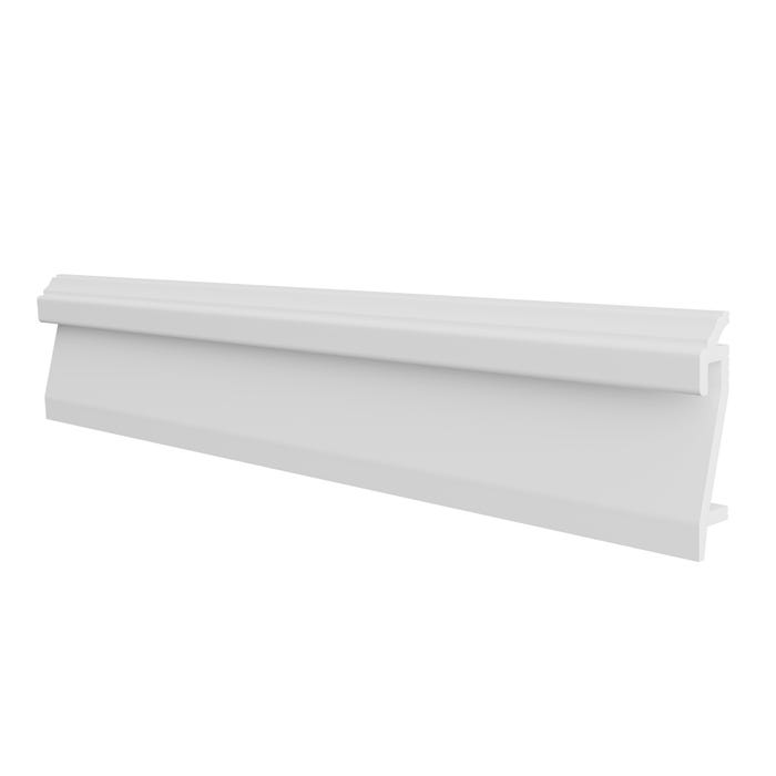 Listwa przypodłogowa INTERO HF-3 2000x109x22 mm, do montażu listwy LED, biała