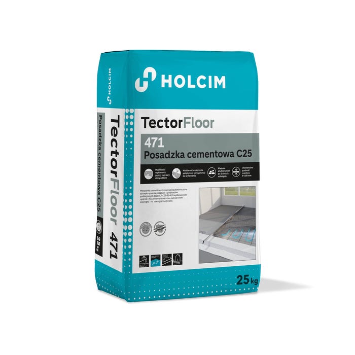 Posadzka cementowa Holcim Tectofloor 471 25 kg
