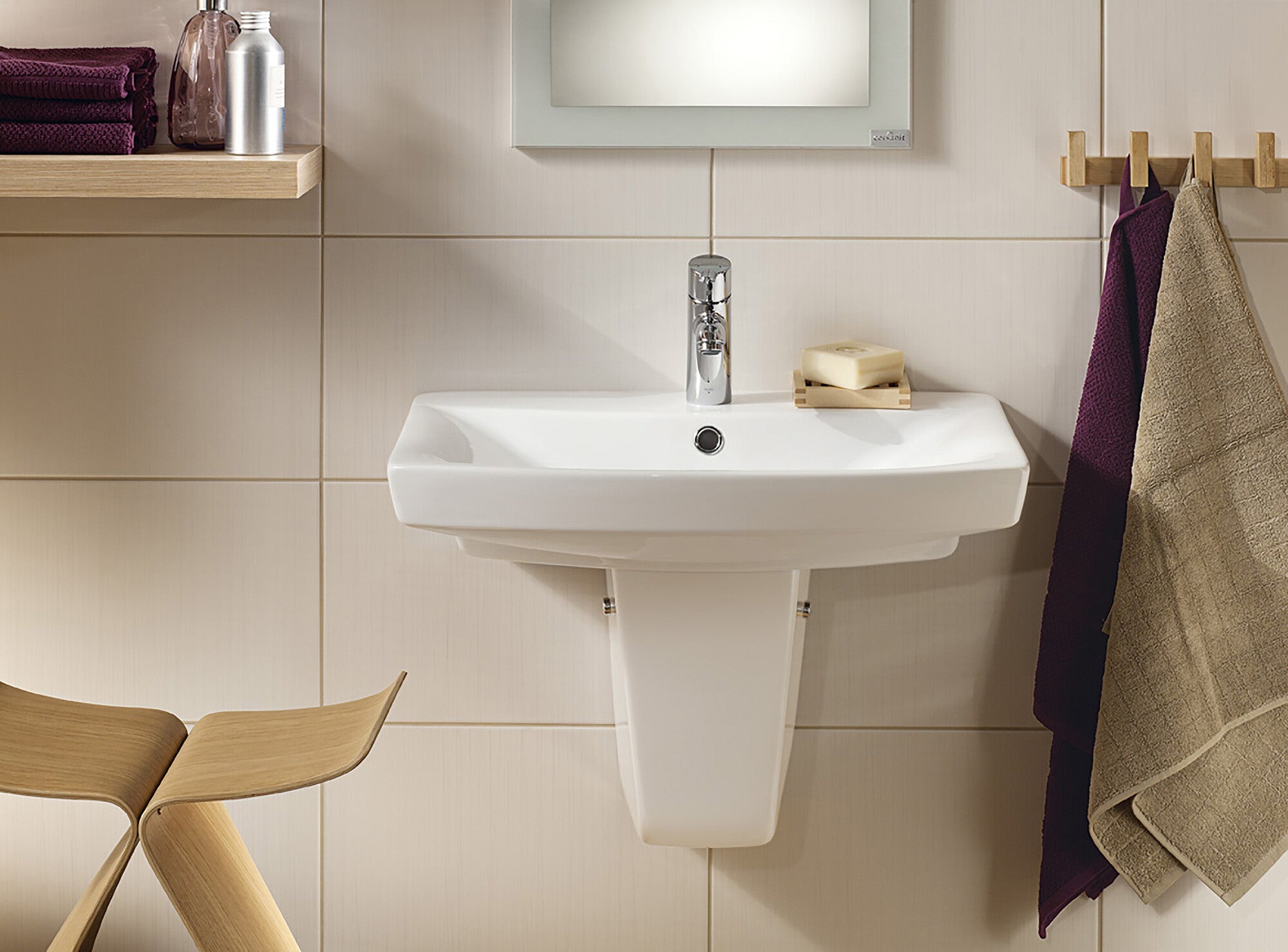 Umywalka Cersanit Carina 60 cm K31-006 1