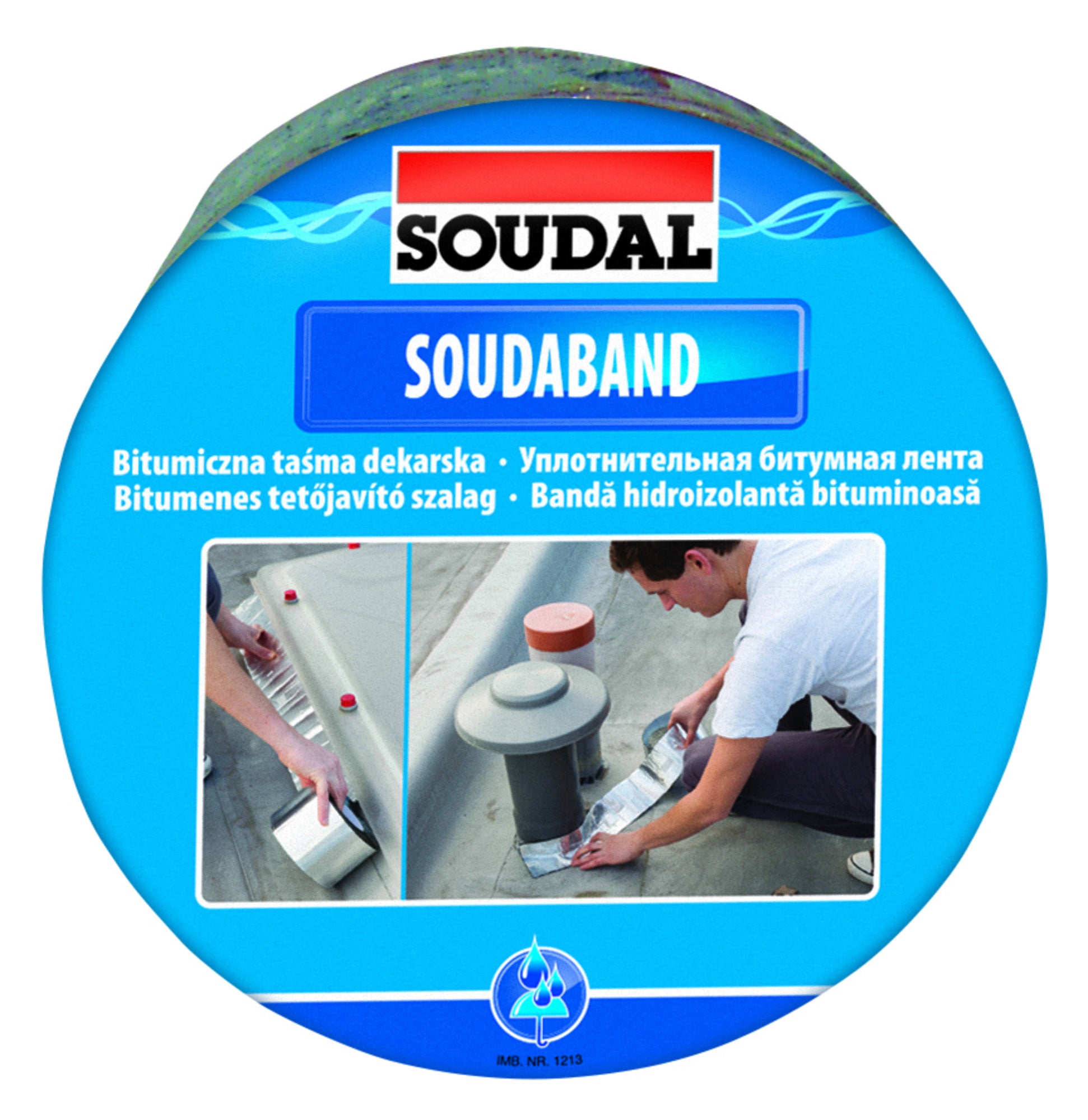 Taśma dekarska Soudal do uszczelniania dachów 15cm x 10 m