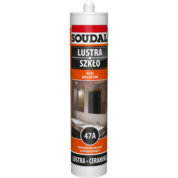 Klej do szkła i luster Soudal 280ml