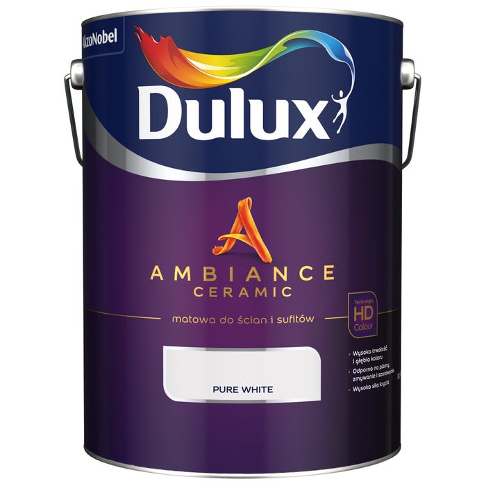 Farba Dulux Ambiance Ceramic pure white 5l