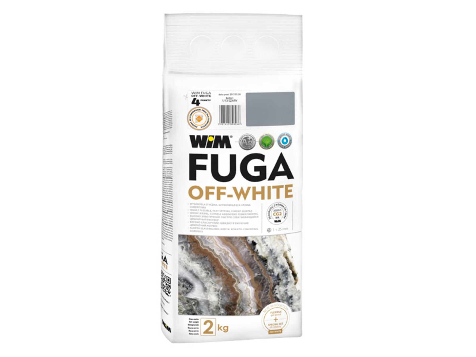 Fuga WIM Off-White 113 szary 2kg 0