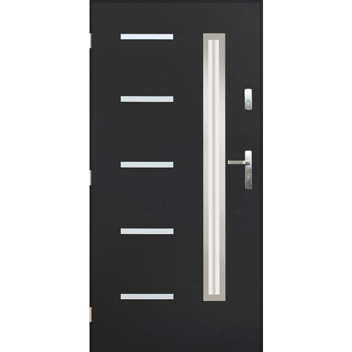 Drzwi zewnętrzne Nike Antracyt 90 lewe