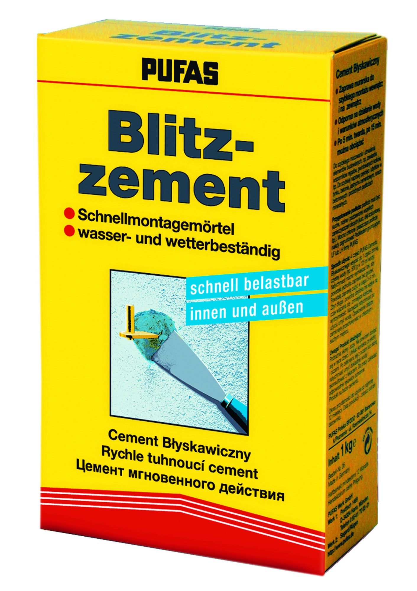 Cement błyskawiczny Pufas 1kg