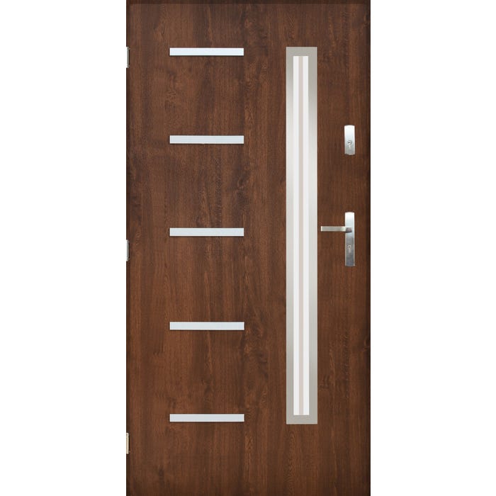 Drzwi zewnętrzne Nike Orzech 90 lewe